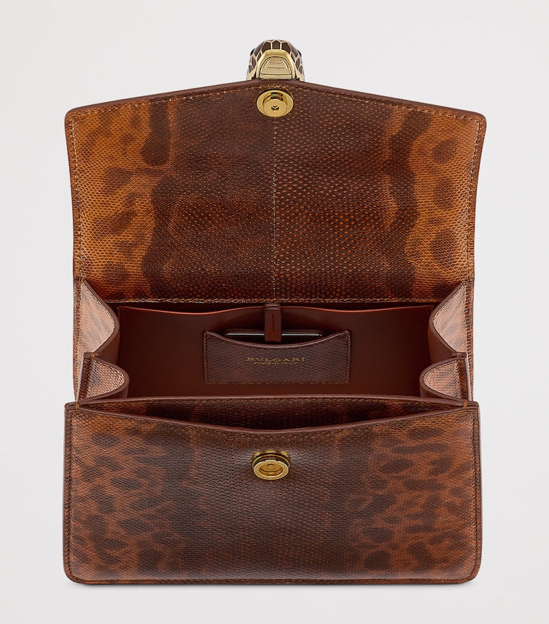 Bvlgari Serpenti Forever snakeskin top-handle bag, UK version