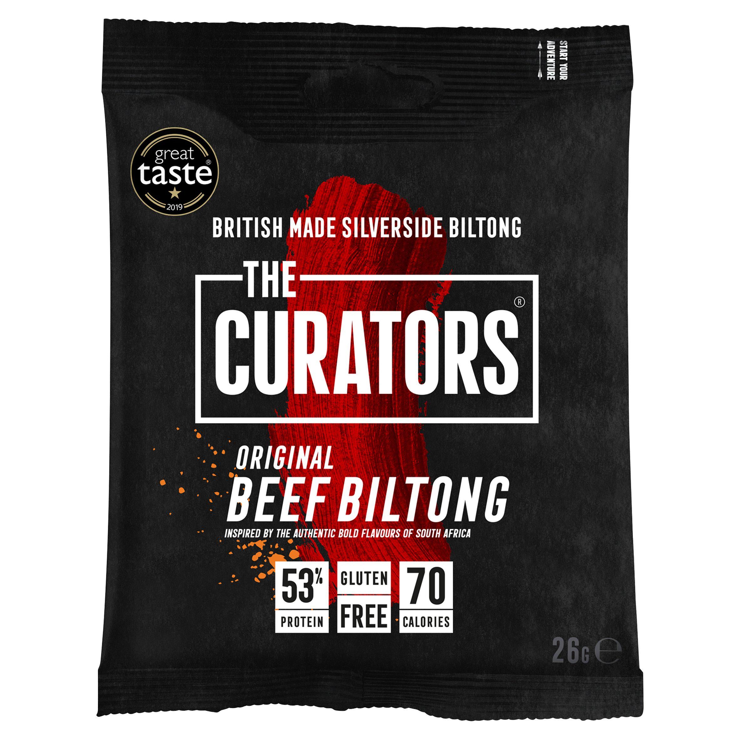 The Curators Original Beef Biltong 28g GOODS Sainsburys