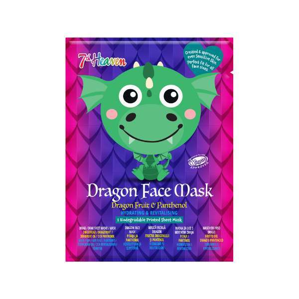 7th Heaven Dragon Face Mask Dragon Fruit UK version