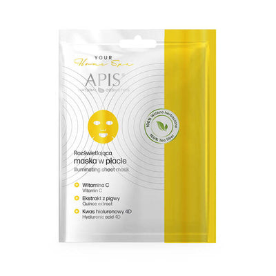 Superdrug Apis Illuminating & Firming Sheet Mask 20g- Buy online at McGrocer