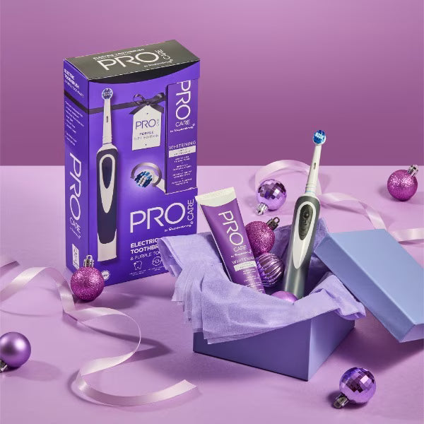 ProCare electric toothbrush and toothpaste gift set, imported from the UK