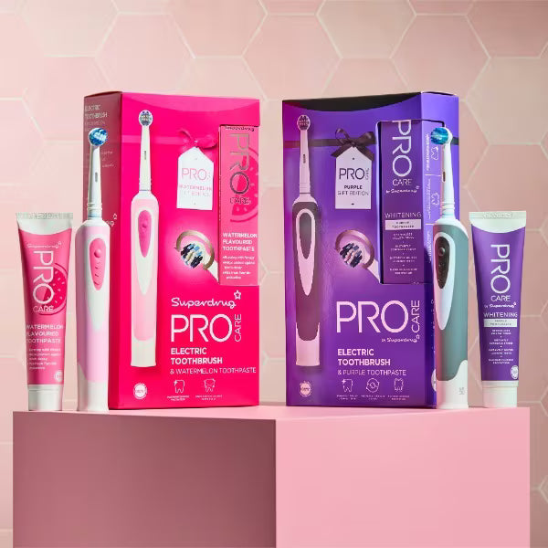 ProCare electric toothbrush and toothpaste gift set, imported from the UK