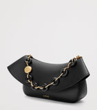 LOEWE Ola shoulder bag in calf leather with pebble hardware - British product