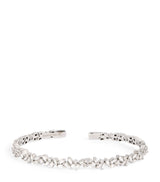 Harrods Suzanne Kalan White Gold and Diamond Classic Sparkler Bangle- Buy online at McGrocer