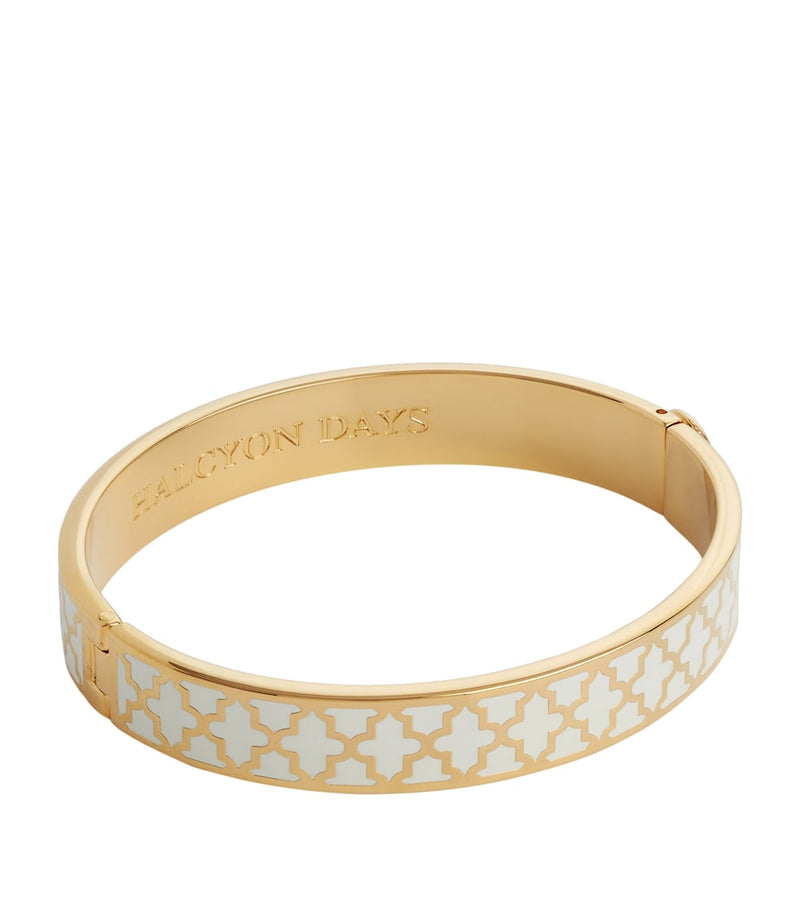 Halcyon Days gold-plated Agama bangle - British product