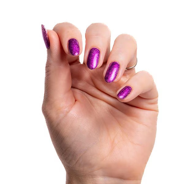 Orly Bubbly Bombshell purple glitter nail polish 18ml, imported from the UK