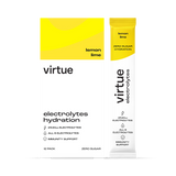 Holland & Barrett Virtue Electrolytes Hydration Lemon Lime Hydration Supplement Sachets 12 Pack- Buy online at McGrocer