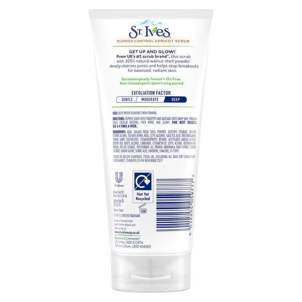 St. Ives Apricot Facial Scrub 150ml (British brand)