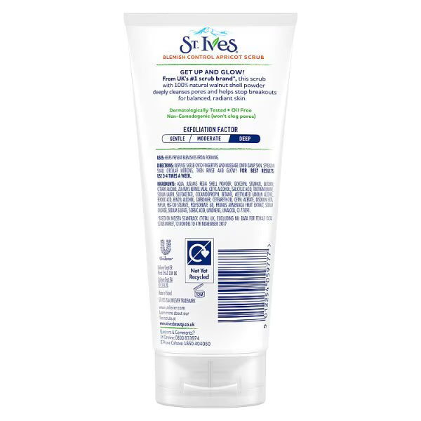 St. Ives Apricot Facial Scrub 150ml (British brand)