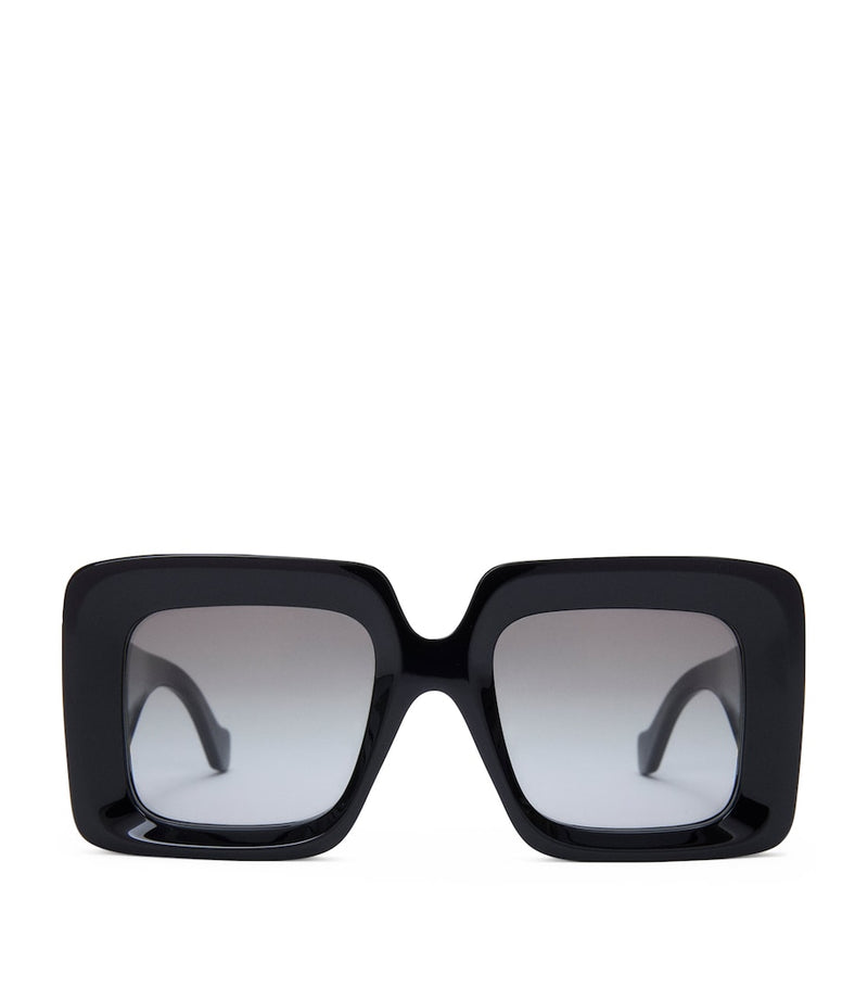 LOEWE bevelled square sunglasses, imported from the UK