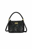SVNX quilted mini crossbody handbag black (British brand)