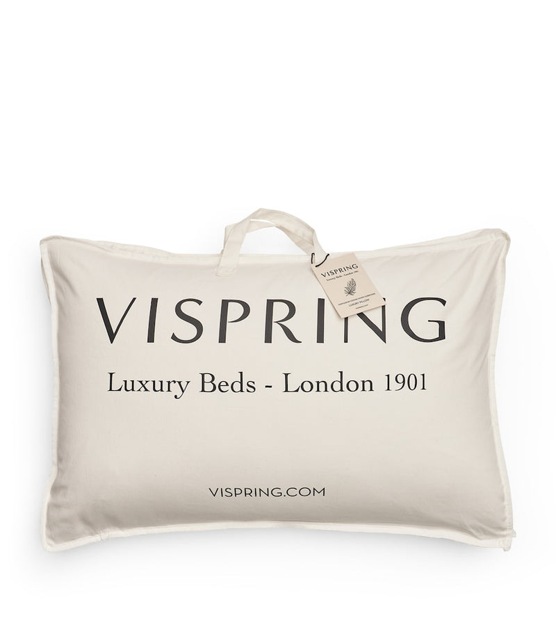 Vispring Cotton Down-Filled Pillow 50cm x 75cm (British brand)
