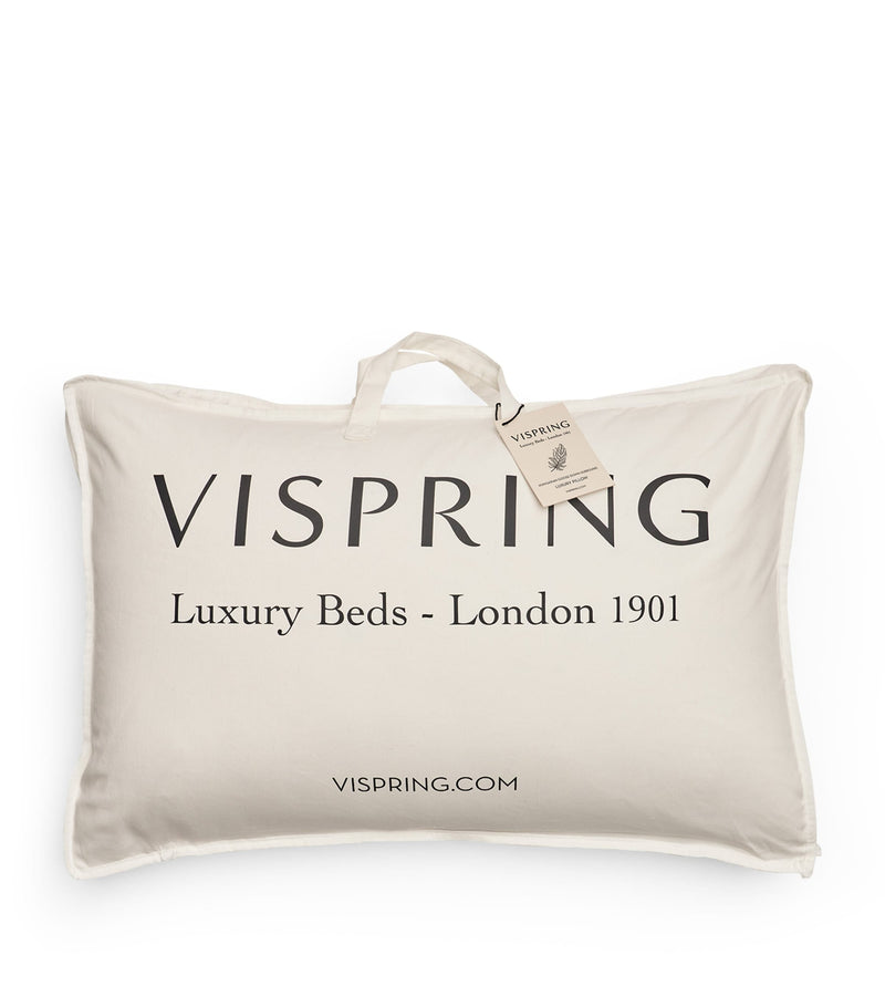 Vispring Cotton Down-Filled Pillow 50cm x 75cm (British brand)