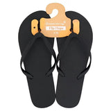 Svarte flip-flops S/M tøfler UK størrelse 3-4