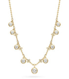 Boodles large yellow gold and diamond beach necklace, UK version