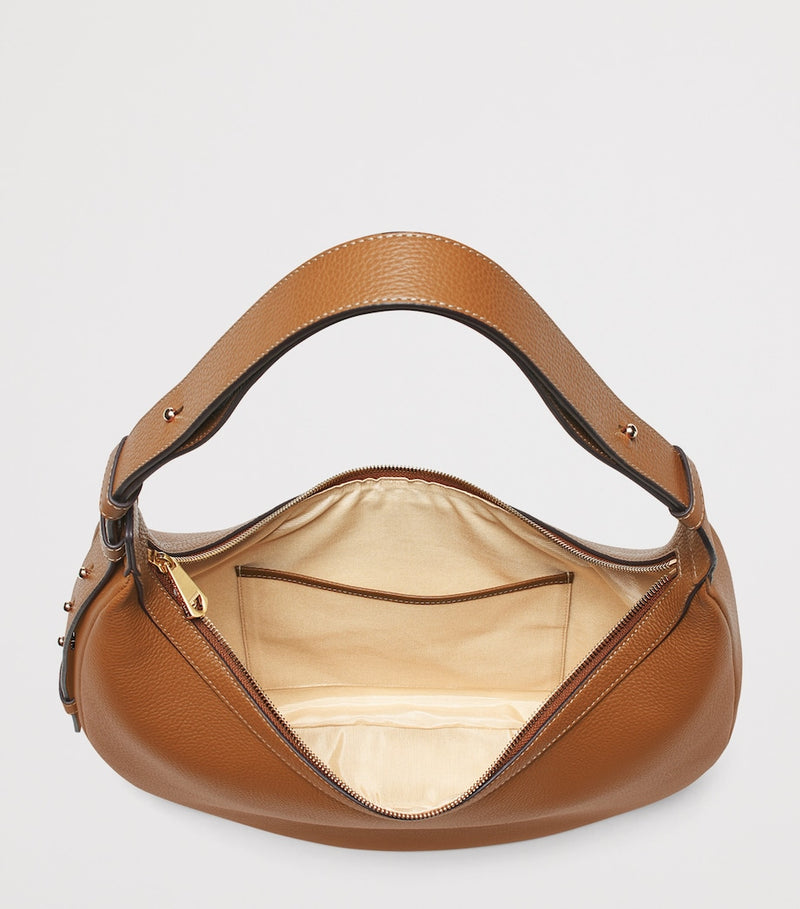 Aspinal of London large Soho Crescent cross-body bag - British product