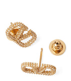 Valentino Garavani crystal VLogo signature earrings - British product