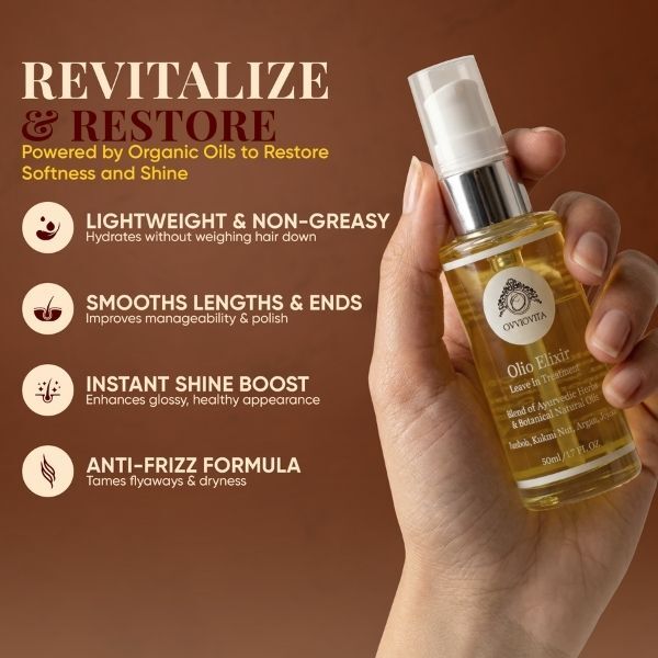 Ovviovita frizz ease hair serum 50ml, imported from the UK
