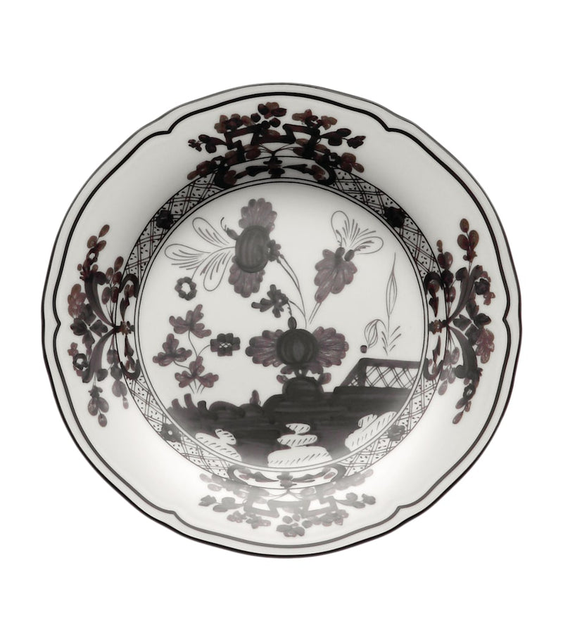 GINORI 1735 porcelain bread plate Oriente Italiano Albus 17cm, UK version