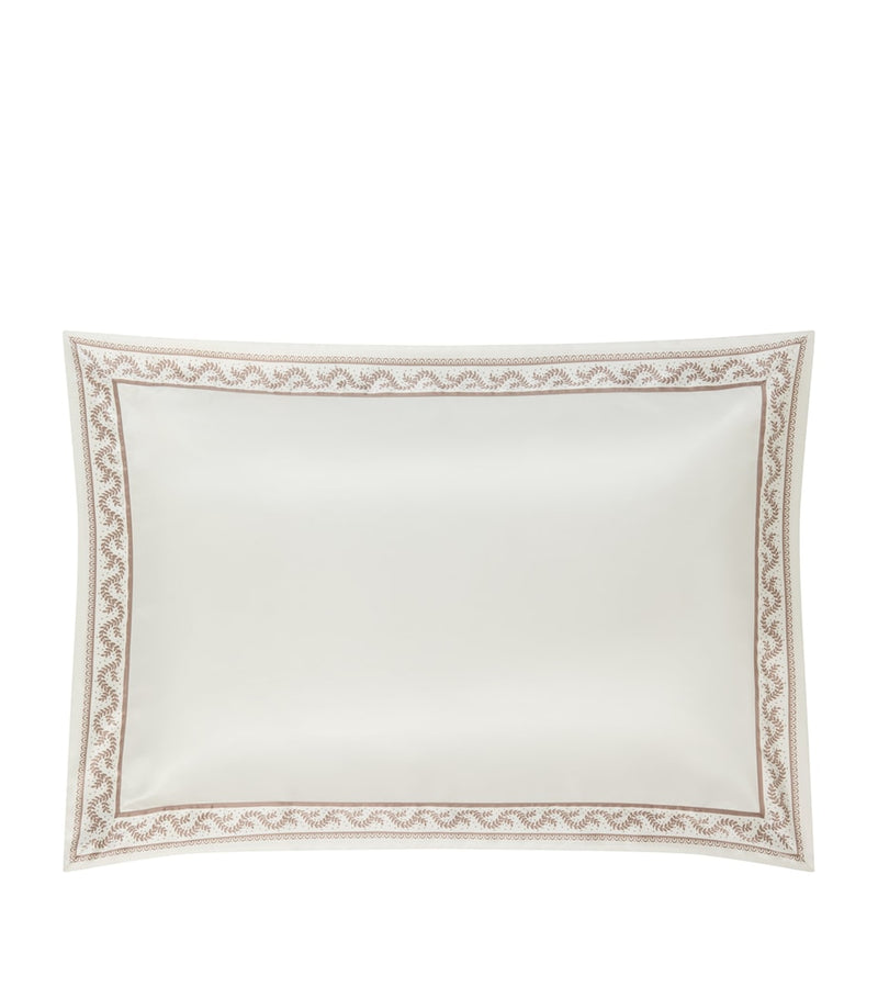 Gingerlily Silk Fern Vine King Oxford Pillowcase 50cm x 90cm, UK version