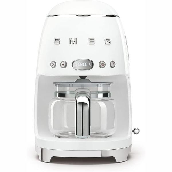 Smeg DCF02 drip coffee machine in White, UK version
