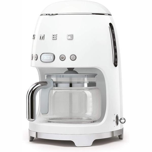Smeg DCF02 drip coffee machine in White, UK version