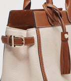 Aspinal of London Savannah top-handle bag in grained leather (British brand)