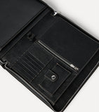 Brunello Cucinelli grained calfskin document holder - British product