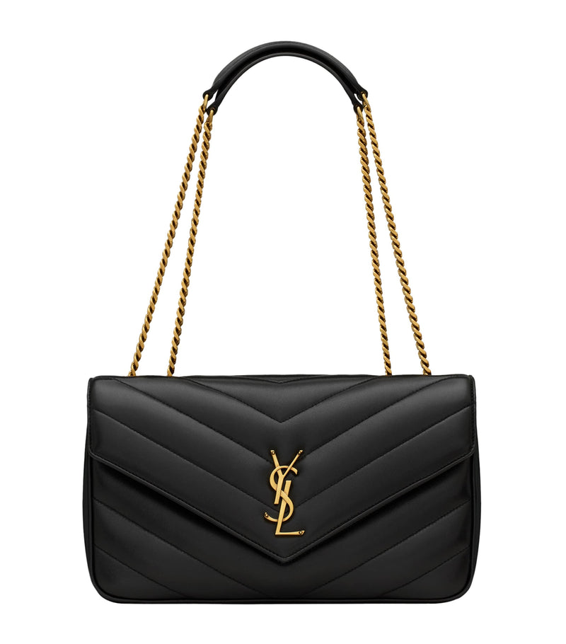 Saint Laurent Medium Loulou shoulder bag matelassé lambskin, UK version
