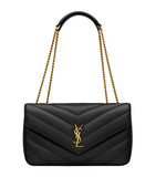 Saint Laurent Medium Loulou shoulder bag matelassé lambskin, UK version