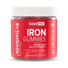 Novomins iron gummies strawberry flavoured 60 gummies, UK version