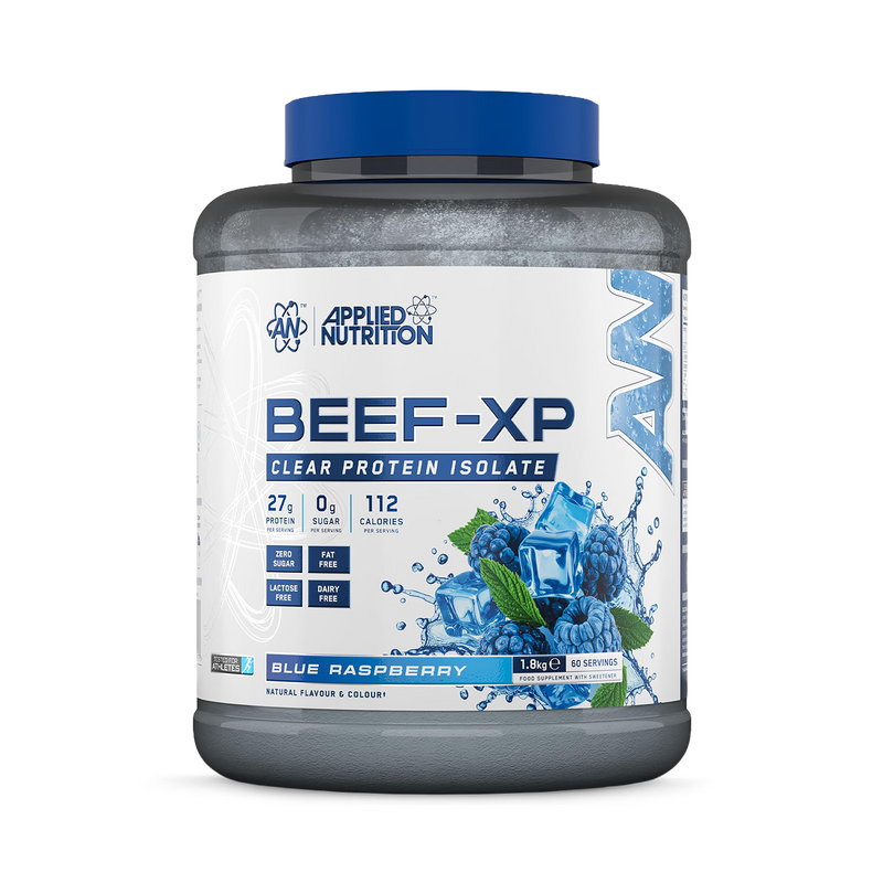 Applied Nutrition Beef Protein Isolate Blue Raspberry 1.8KG - British product