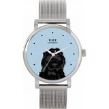 Superdrug Toff London Blue Ladies Black Cockapoo Dog Head Watch 38mm- Buy online at McGrocer