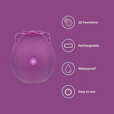 Loving Joy Rose Vibrator clitoral suction toy (British brand)