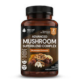 Superdrug New Leaf Mushroom Complex 1800mg High Strength Tablets 120 Tablets- Buy online at McGrocer