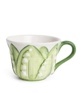Harrods Les-Ottomans Lily of the Valley Ceramic Teacup- Buy online at McGrocer