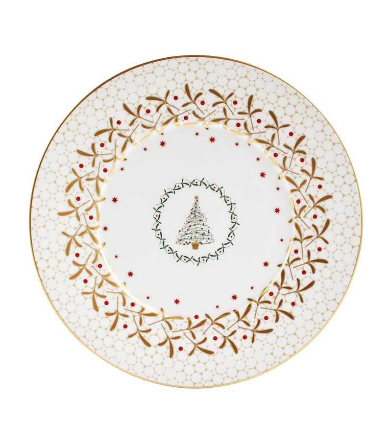 Bernardaud Noël dessert plate 21cm porcelain, UK version
