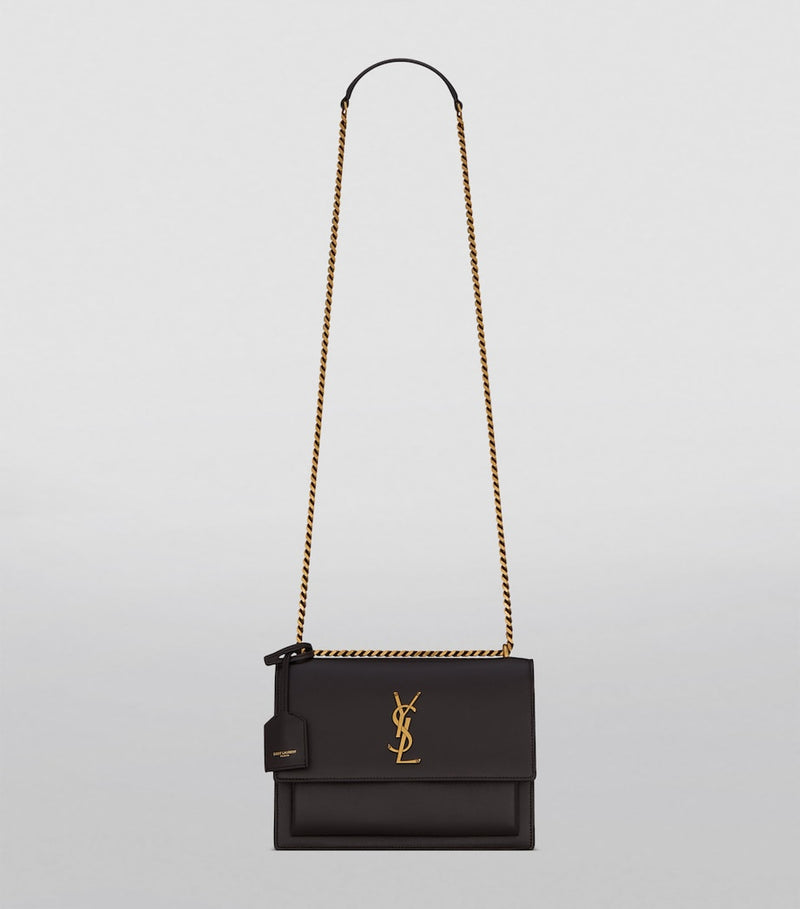 Saint Laurent Small Sunset shoulder bag calfskin leather - British product