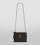 Saint Laurent Small Sunset shoulder bag calfskin leather - British product