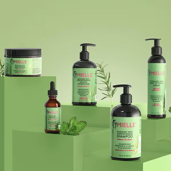 Mielle Rosemary Mint Leave In Conditioner 355ml, imported from the UK