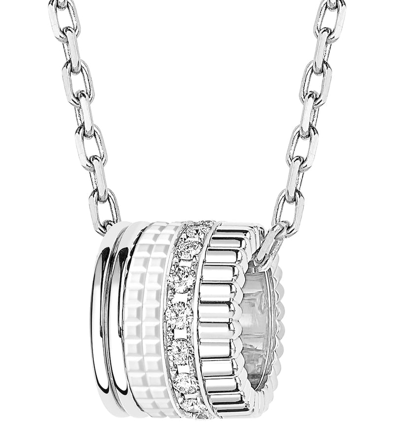 Boucheron Quatre White Double Edition pendant necklace, UK version