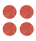 Hestia Soleil round coasters set of 4, UK version
