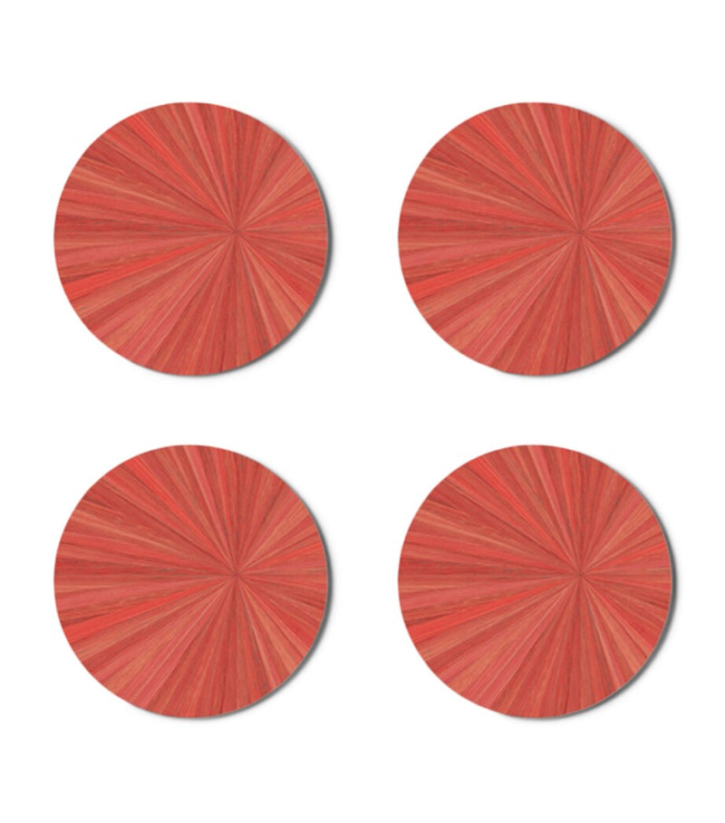 Hestia Soleil round coasters set of 4, UK version
