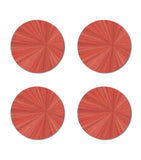 Hestia Soleil round coasters set of 4, UK version