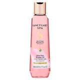 Superdrug Sanctuary Spa Lily & Rose Shower Oil Ultra Rich Natural Oils 200ml- Buy online at McGrocer