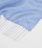 Weekend Max Mara linen fringe-trim scarf, UK version