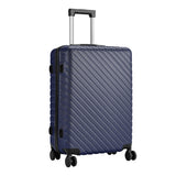 Livingandhome light blue travel suitcase 20 inch, imported from the UK
