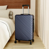 Livingandhome light blue travel suitcase 20 inch, imported from the UK