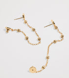 Valentino Garavani VLogo signature drop earrings brass, UK version