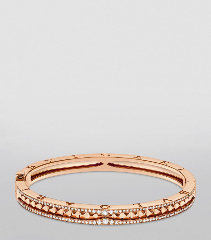 Bvlgari B.zero1 Rock bracelet rose gold diamond, UK version